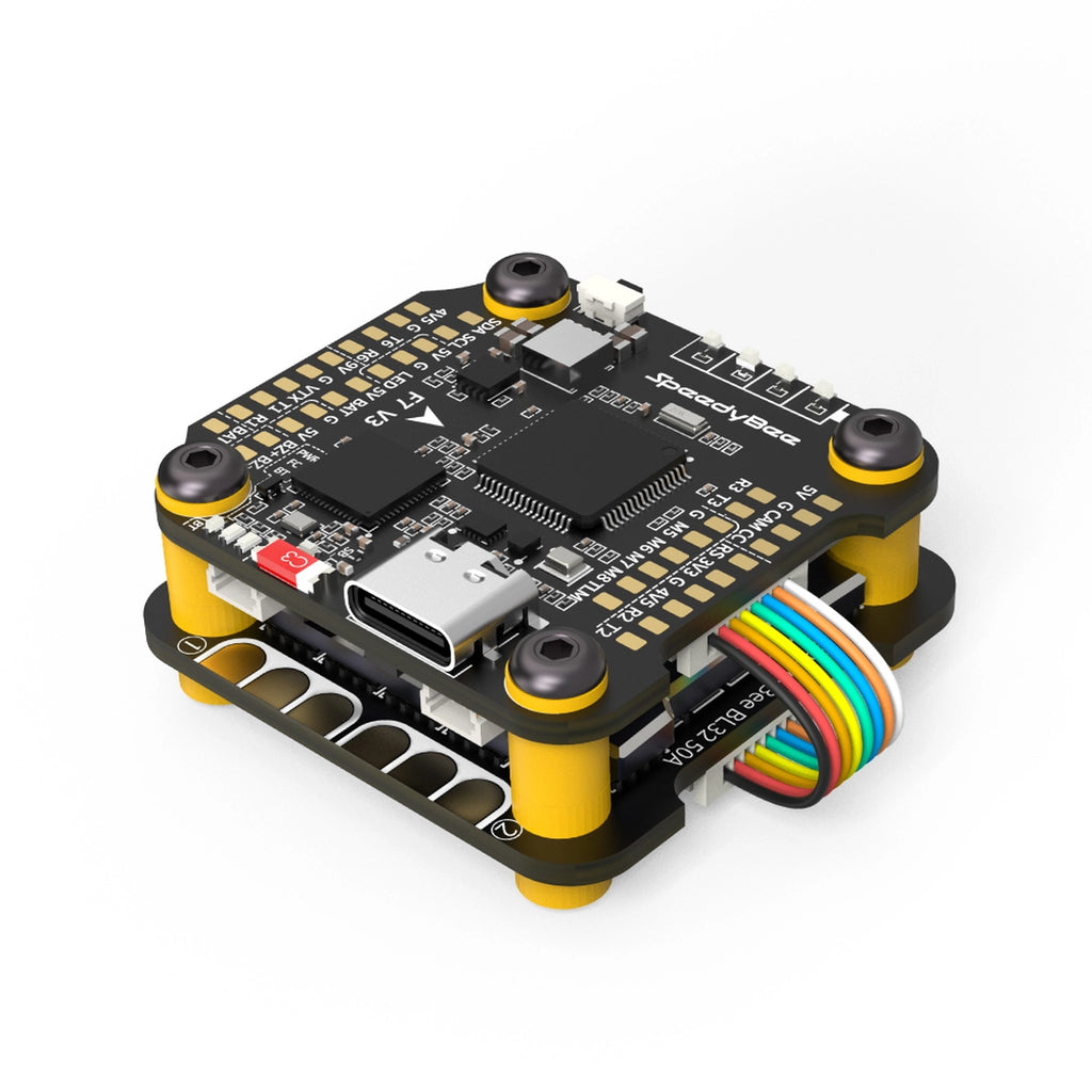 SPEEDYBEE Stack F7 V3 Flight Controller + 50A BL32 4IN1 Heatsink ESC B