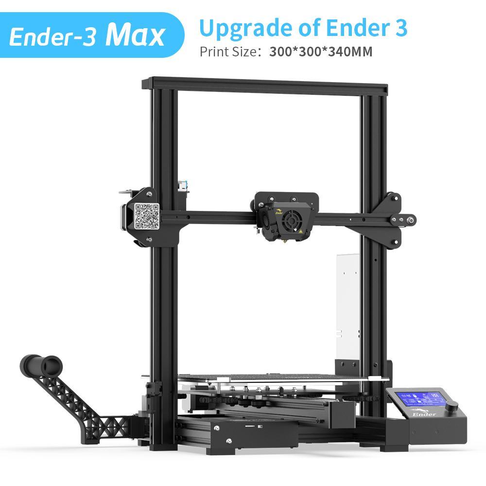 turnering melon underjordisk Creality 3D Ender-3 Max FDM 3D Printer 300x300x340mm Print Size