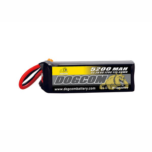 DOGCOM 5200mAh 6S 120C 22.2V Cinelifter LiPo Battery XT90 [DG]