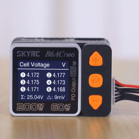 SKYRC B6AC NEO Smart Charger AC 60W DC 200W 10A 6S LiPo/LiFe/LiIon/LiHV SKYRC B6AC NEO Smart Charger AC 60W DC 200W 10A 6S LiPo/LiFe/LiIon/LiHV