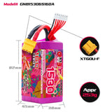 GAONENG GNB 1530mAh 6S 160C 22.2V XT60 LiPo Battery [DG]