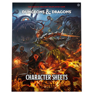 D&D Dungeons & Dragons Character Sheets 2024