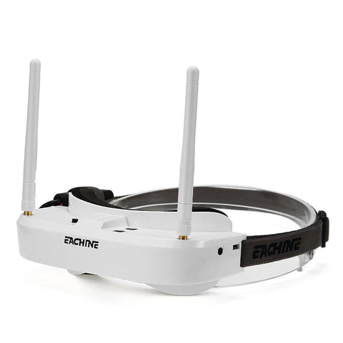 low profile fpv goggles Eachine EV100 Analog FPV Goggles Dual Antennas Low Profile